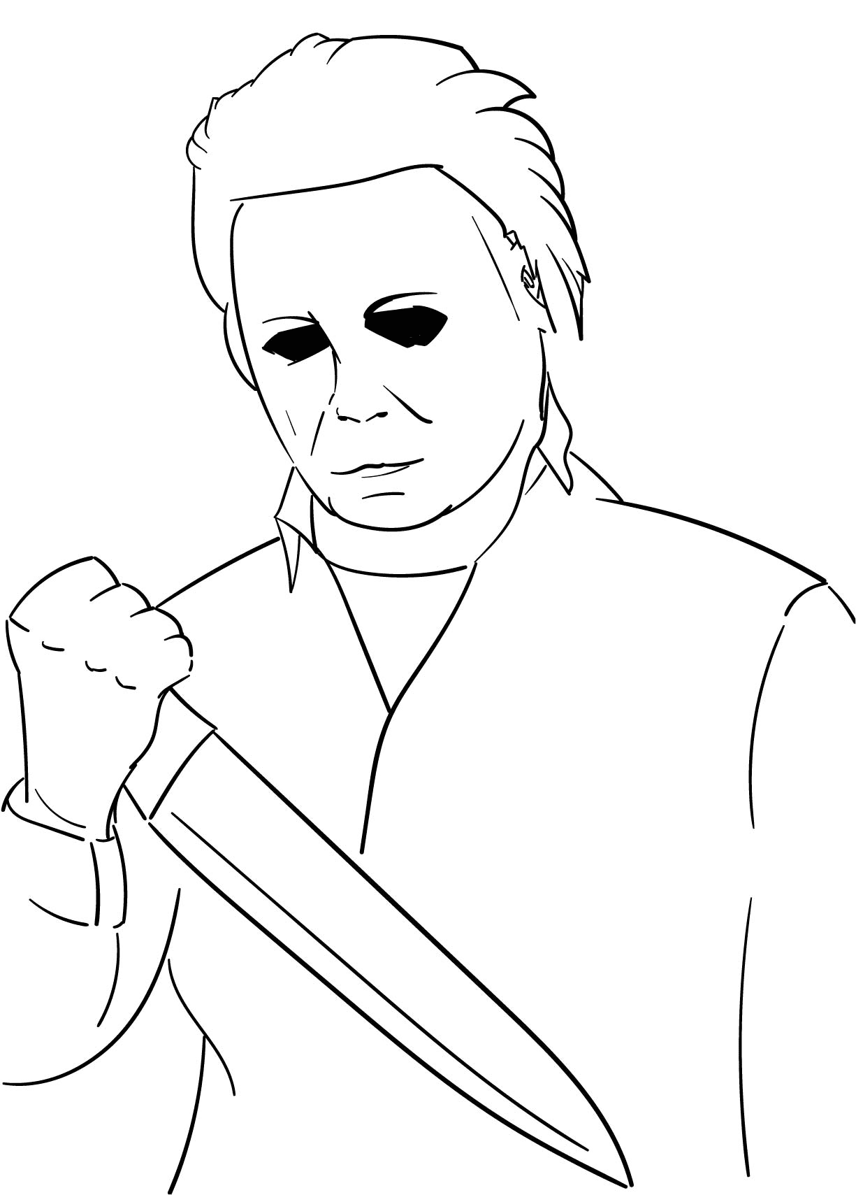 Michael Myers Color Pages