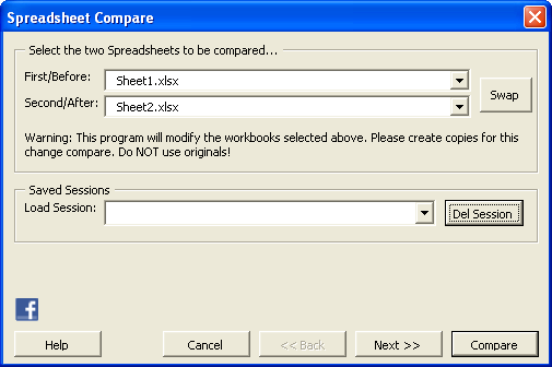 compare two worksheets in excel