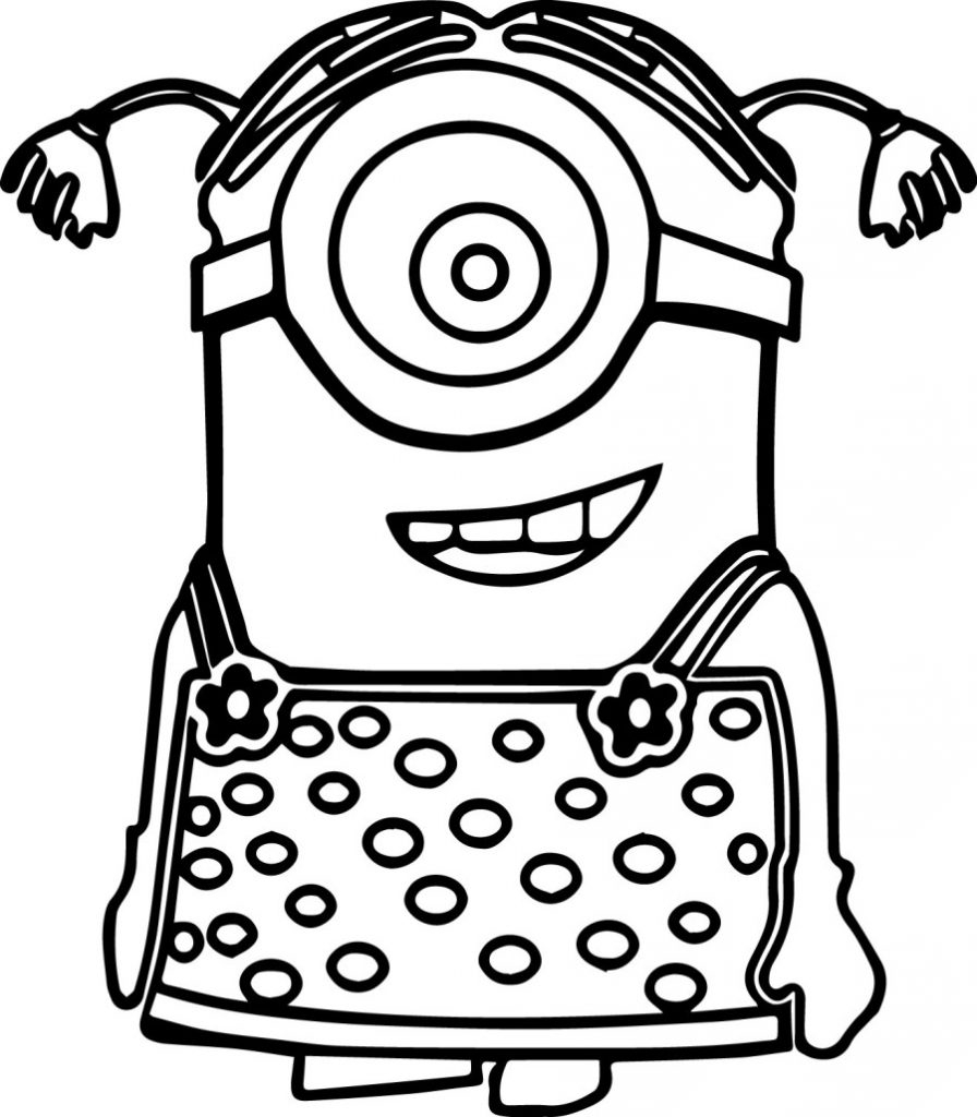 minion free coloring pages