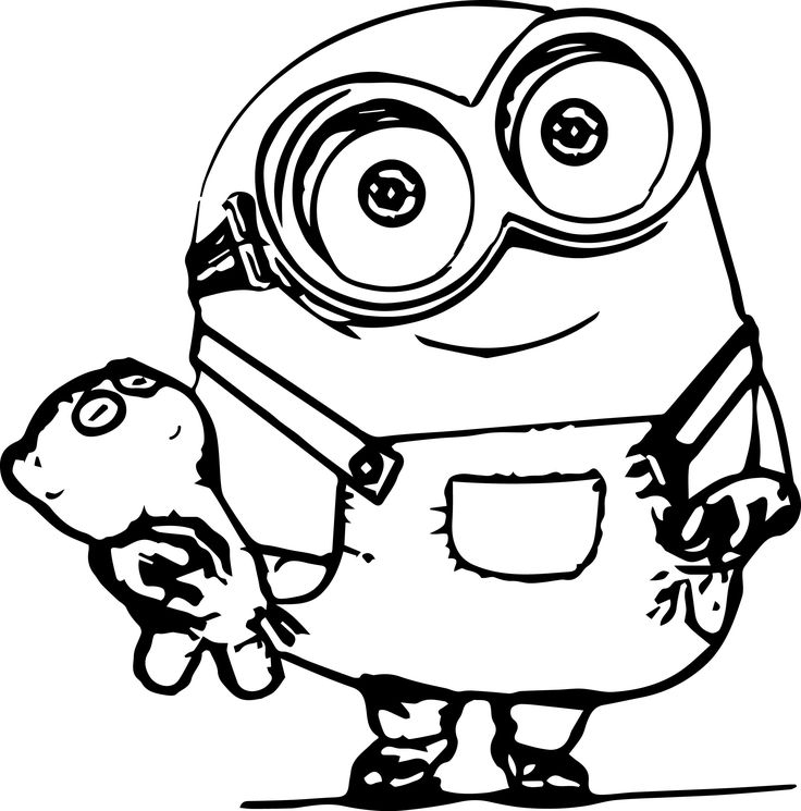 Free Minion Coloring Pages