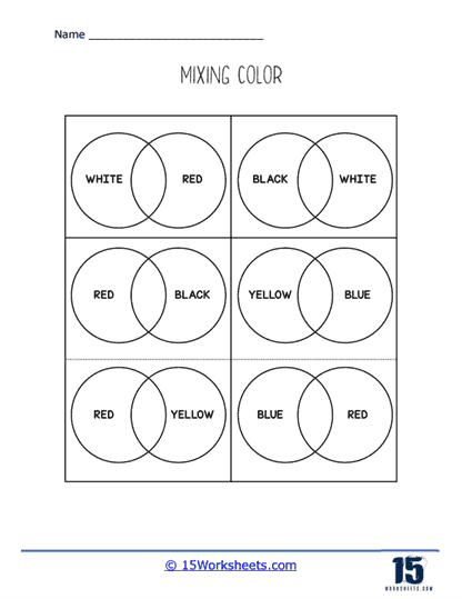 Mixing Colors Worksheets 15 Worksheets Worksheets Library