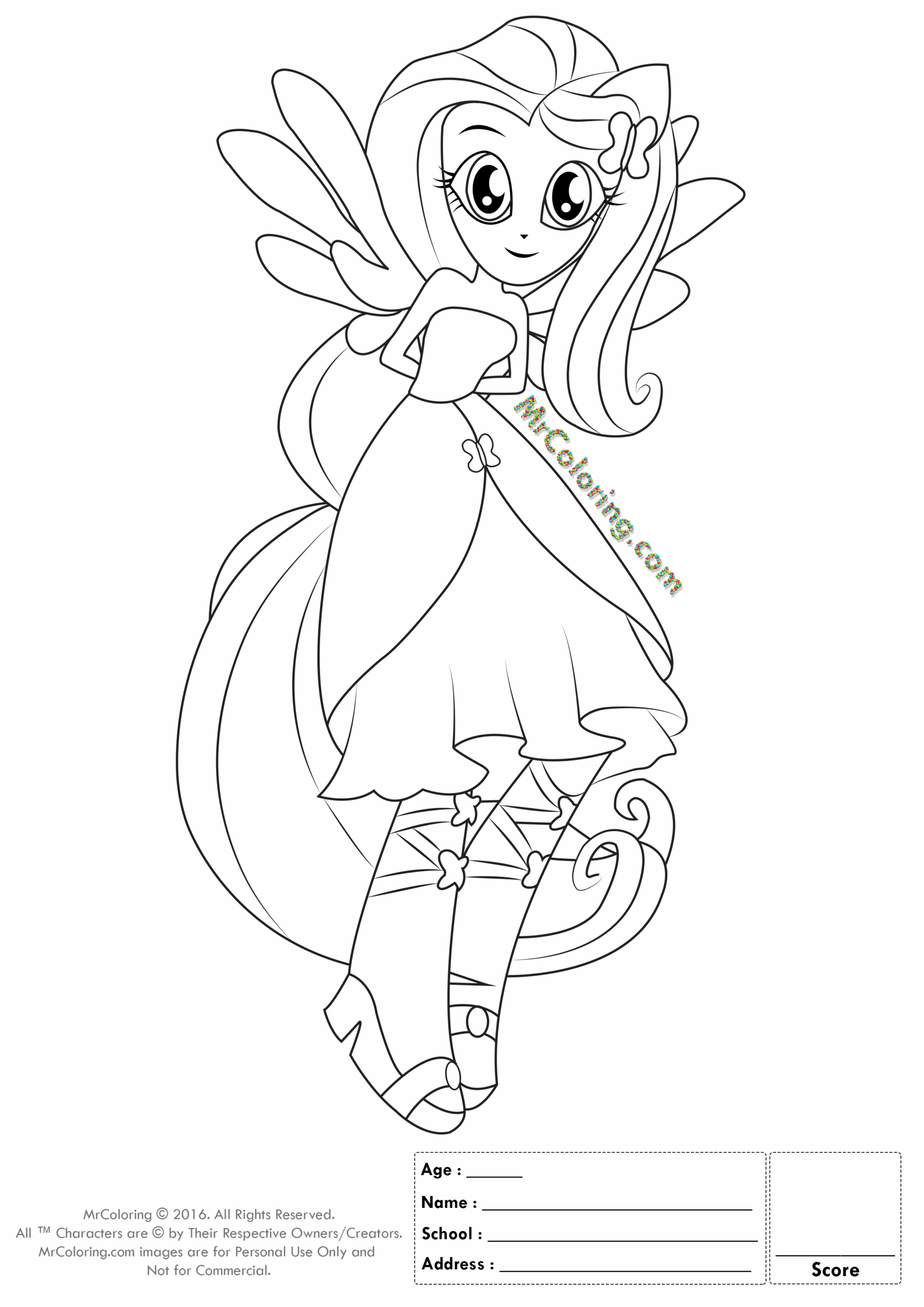 Mlp Eg Coloring Pages Coloring Pages