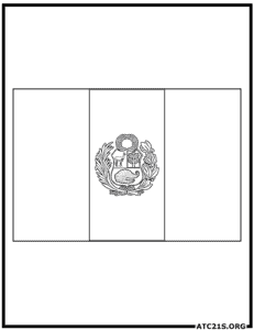 Monaco Flag Coloring Page ATC21S