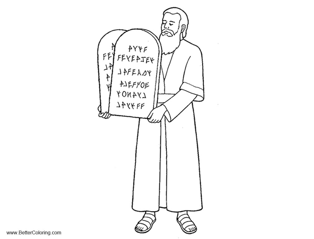Moses Coloring Pages