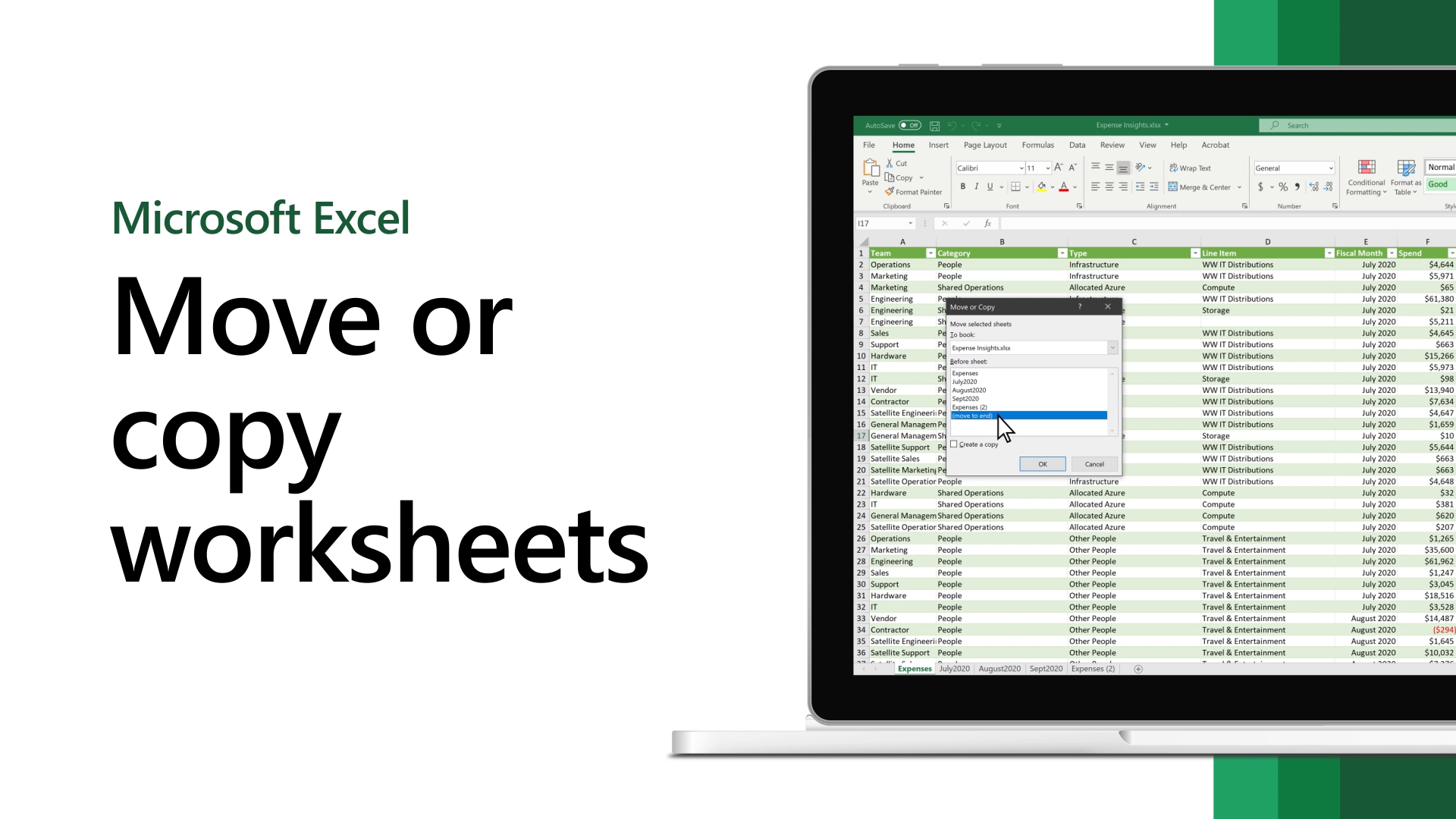 Move Or Copy Worksheets Or Worksheet Data Microsoft Support 