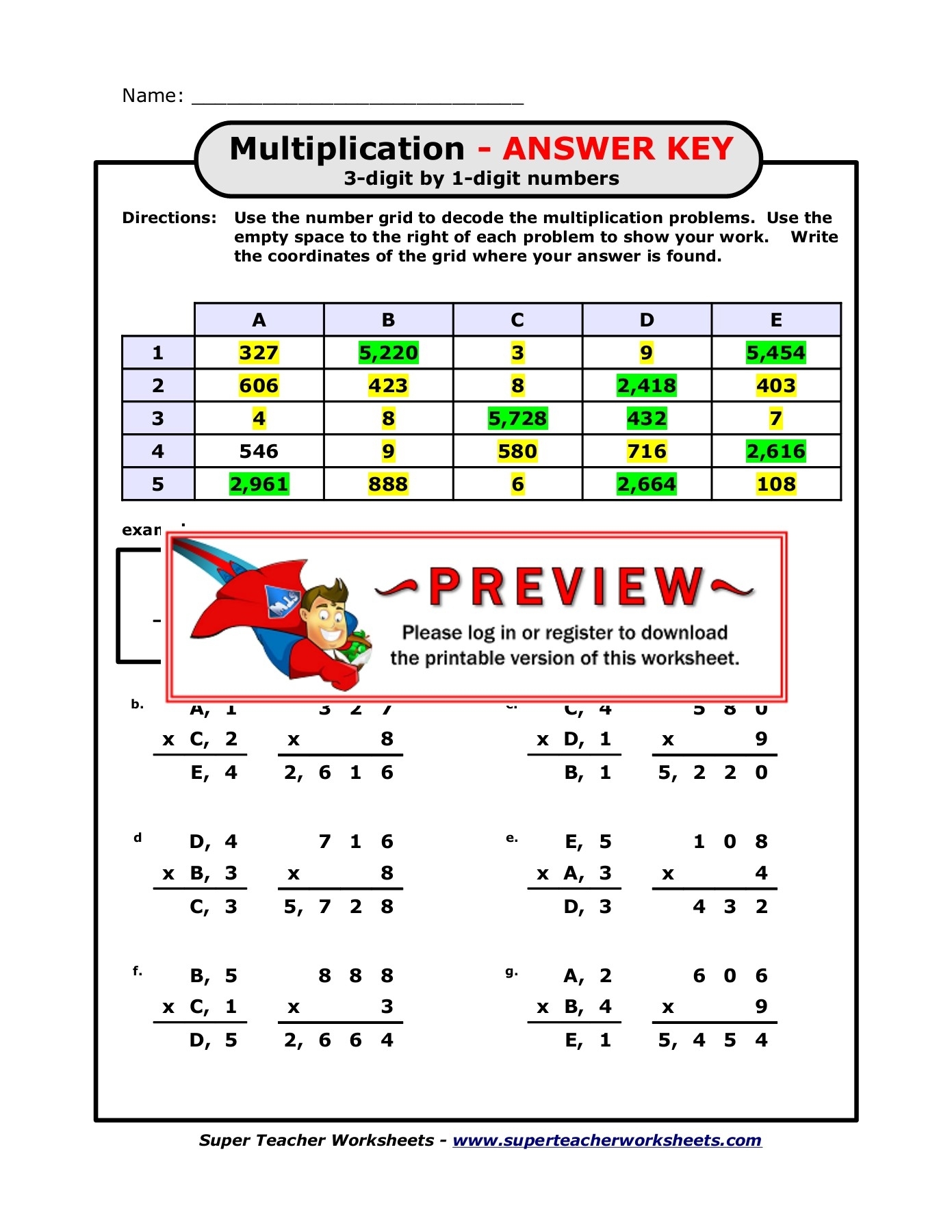 teacher worksheets free