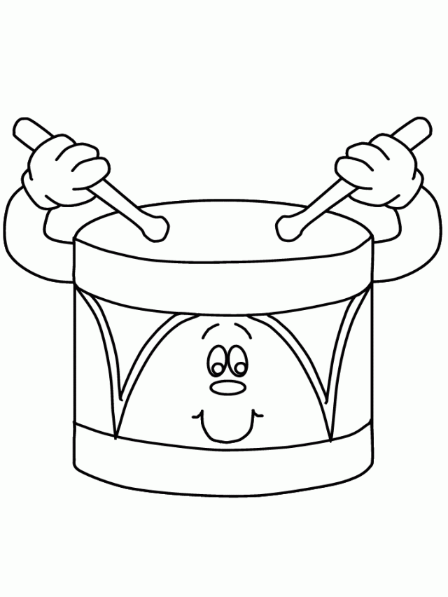 Musical Instrument Coloring Pages Coloring Home