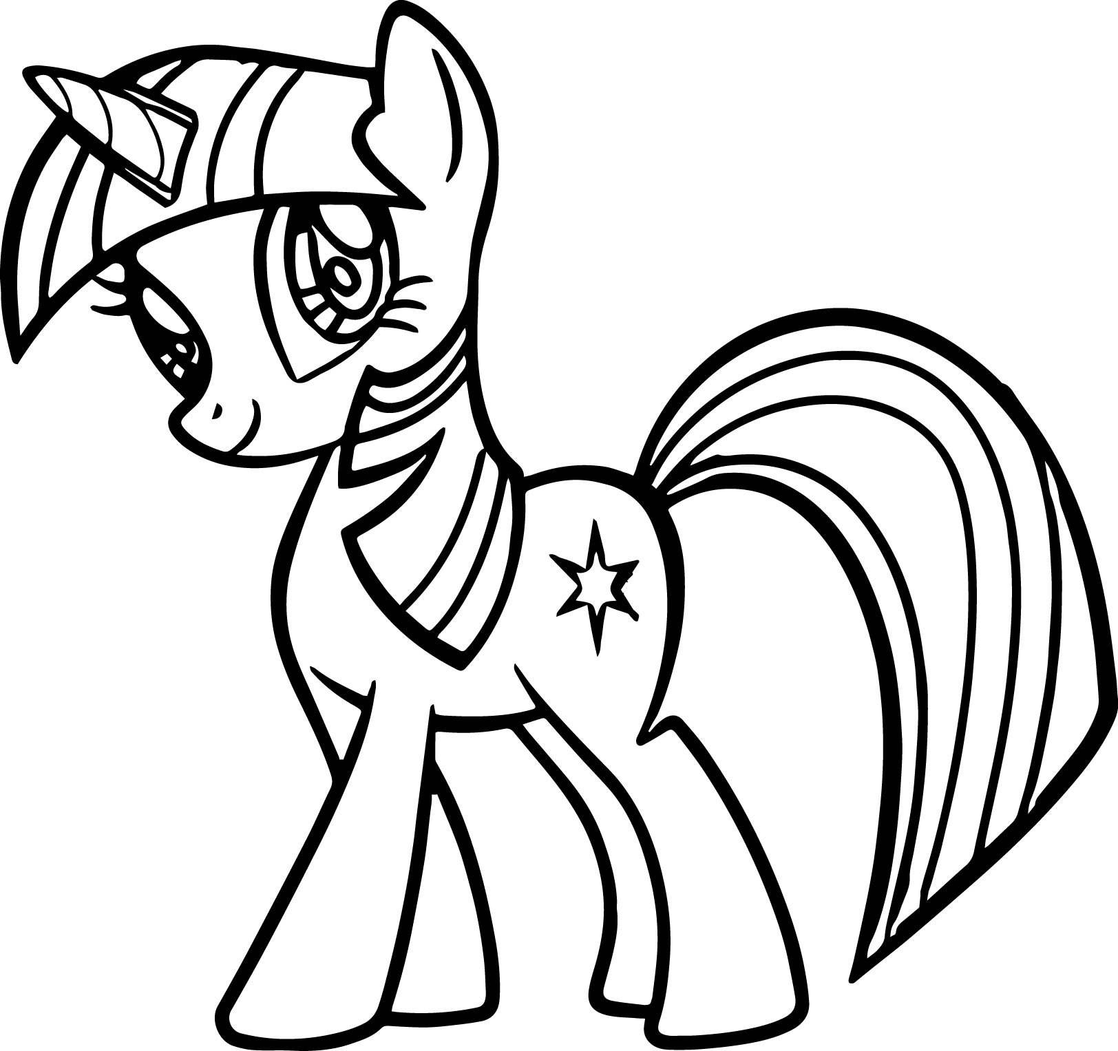 My Little Pony Twilight Sparkle Coloring Pages
