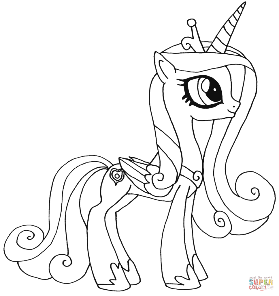 My Little Pony Coloring Pages Twilight Sparkle At GetColorings 