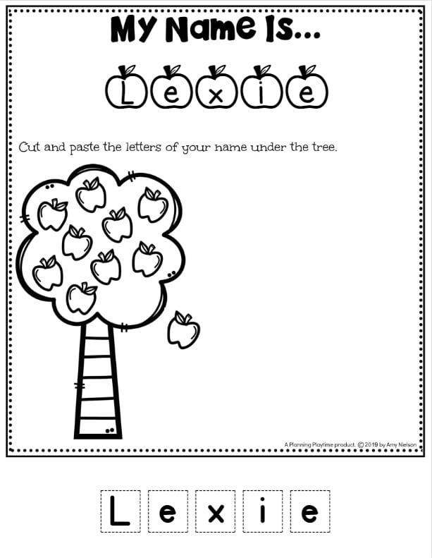 tracing names worksheet