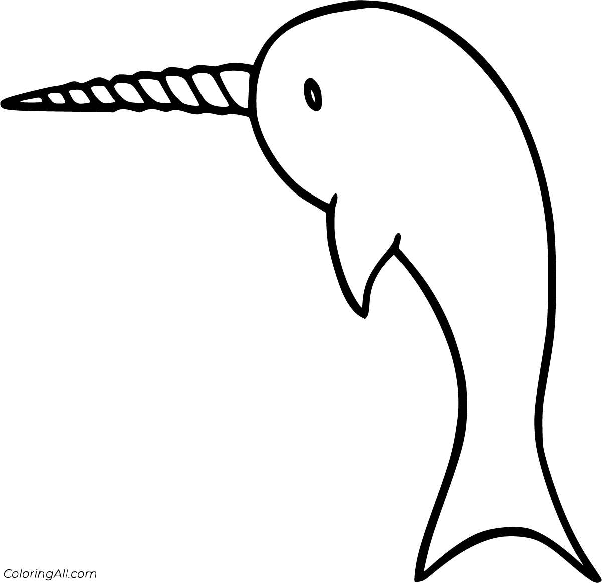 Narwhal Coloring Pages 30 Free Printables ColoringAll