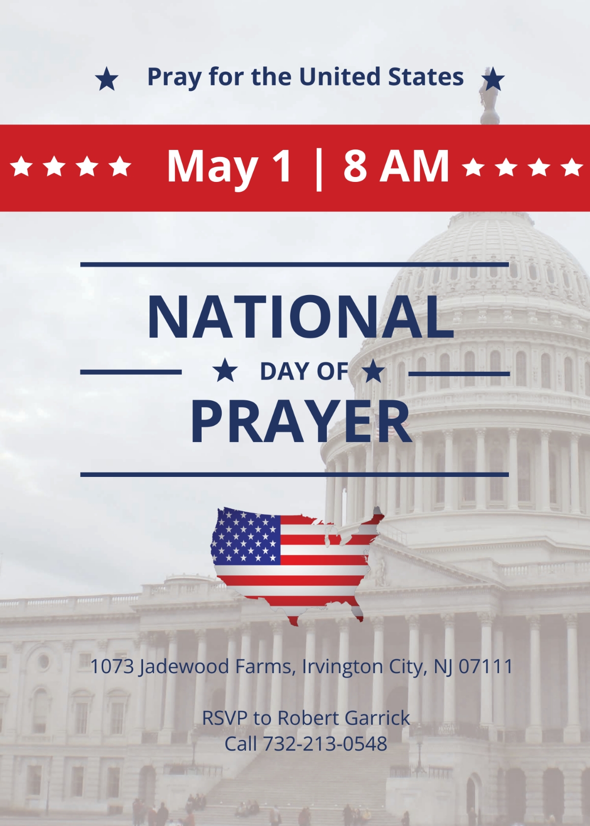 National Day Of Prayer Invitation Template Edit Online Download 