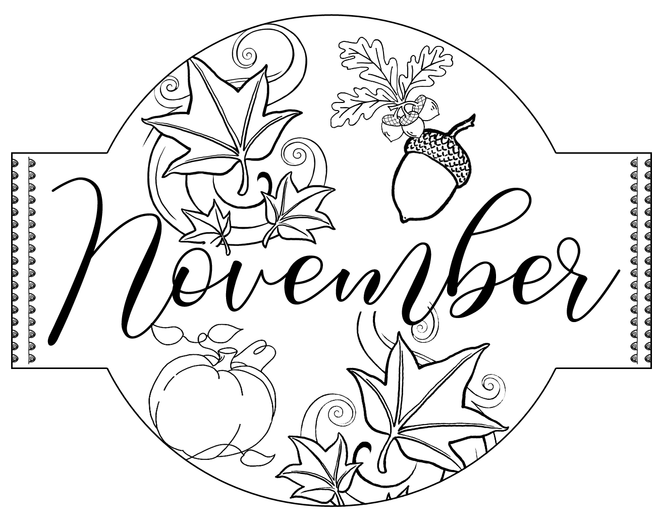 November Coloring Pages Printable Coloring Pages FREE