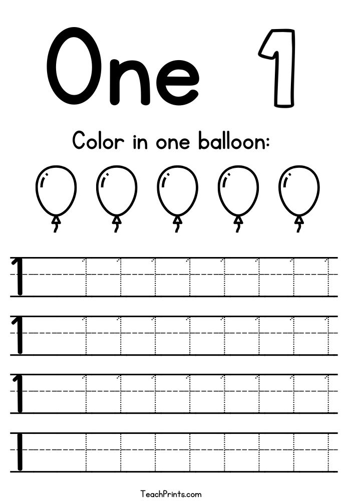 Number Tracing Worksheets Free Printables Teach Prints