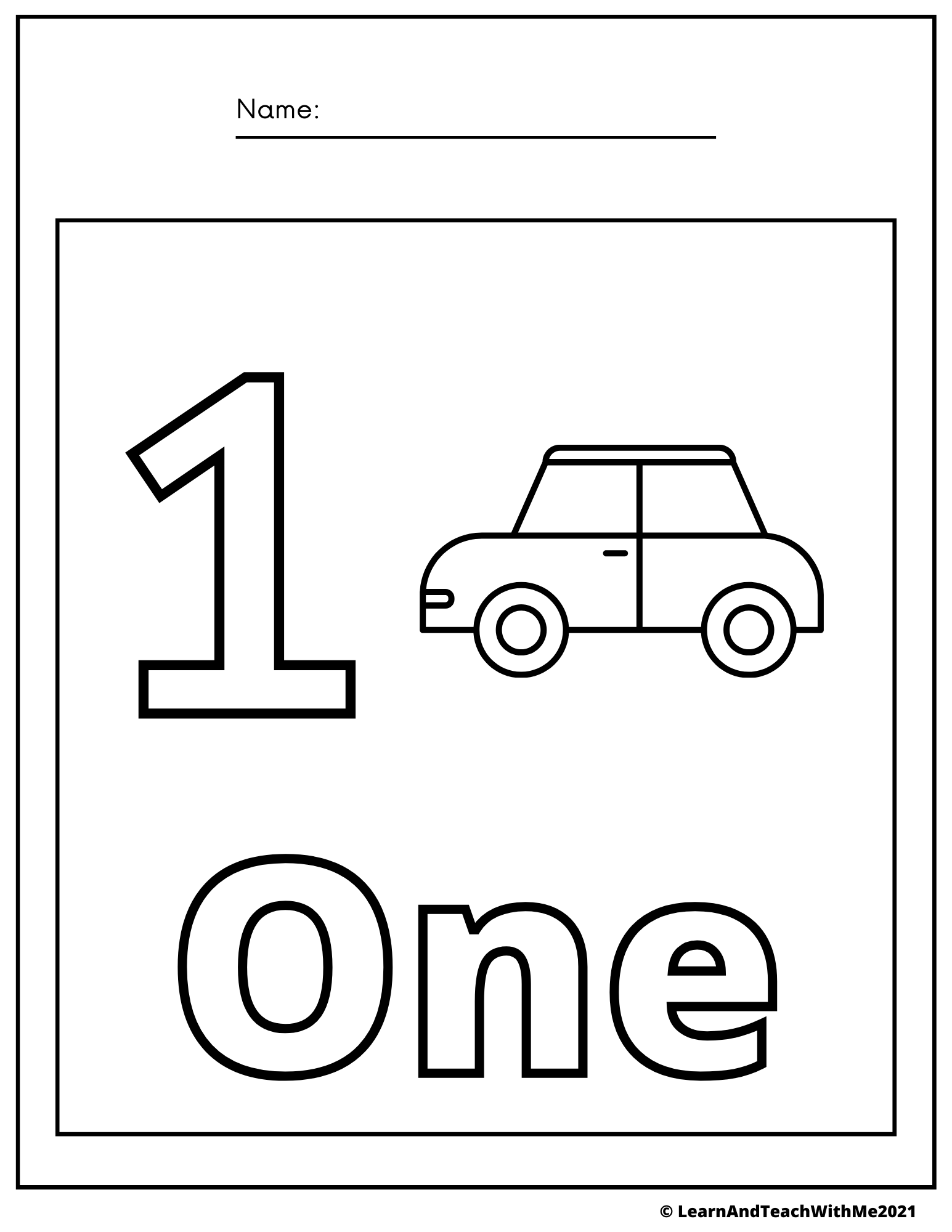 free coloring pages of numbers