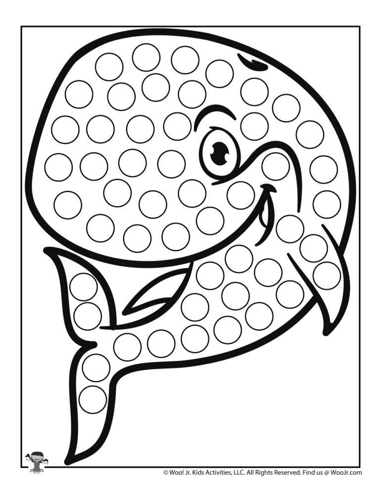 free dot coloring pages