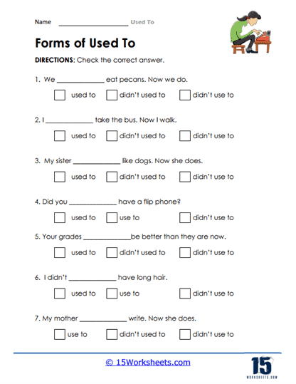 used for worksheet