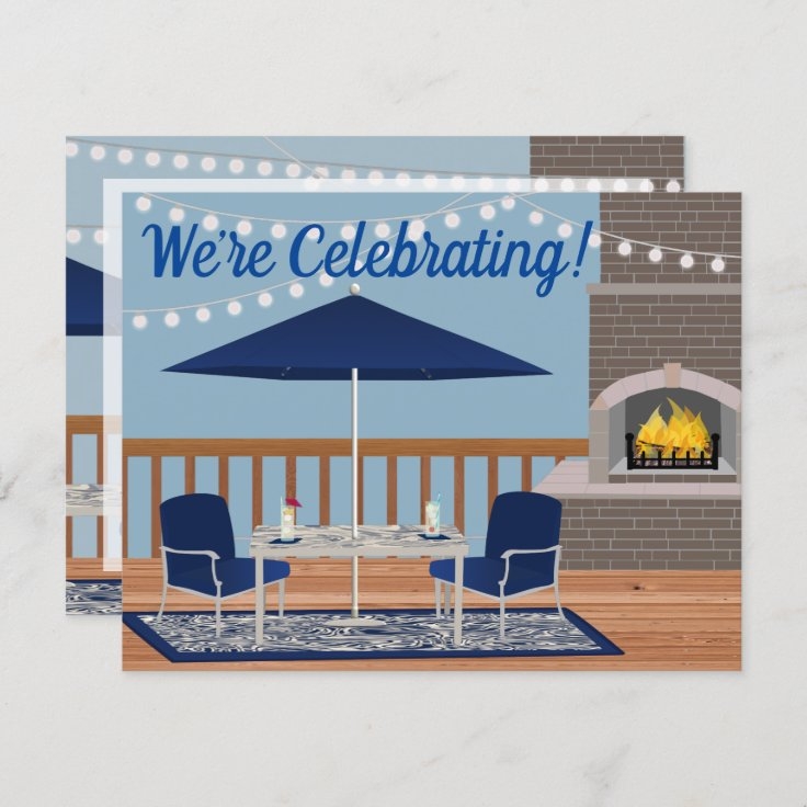 Outdoor Patio Party Invitation Zazzle