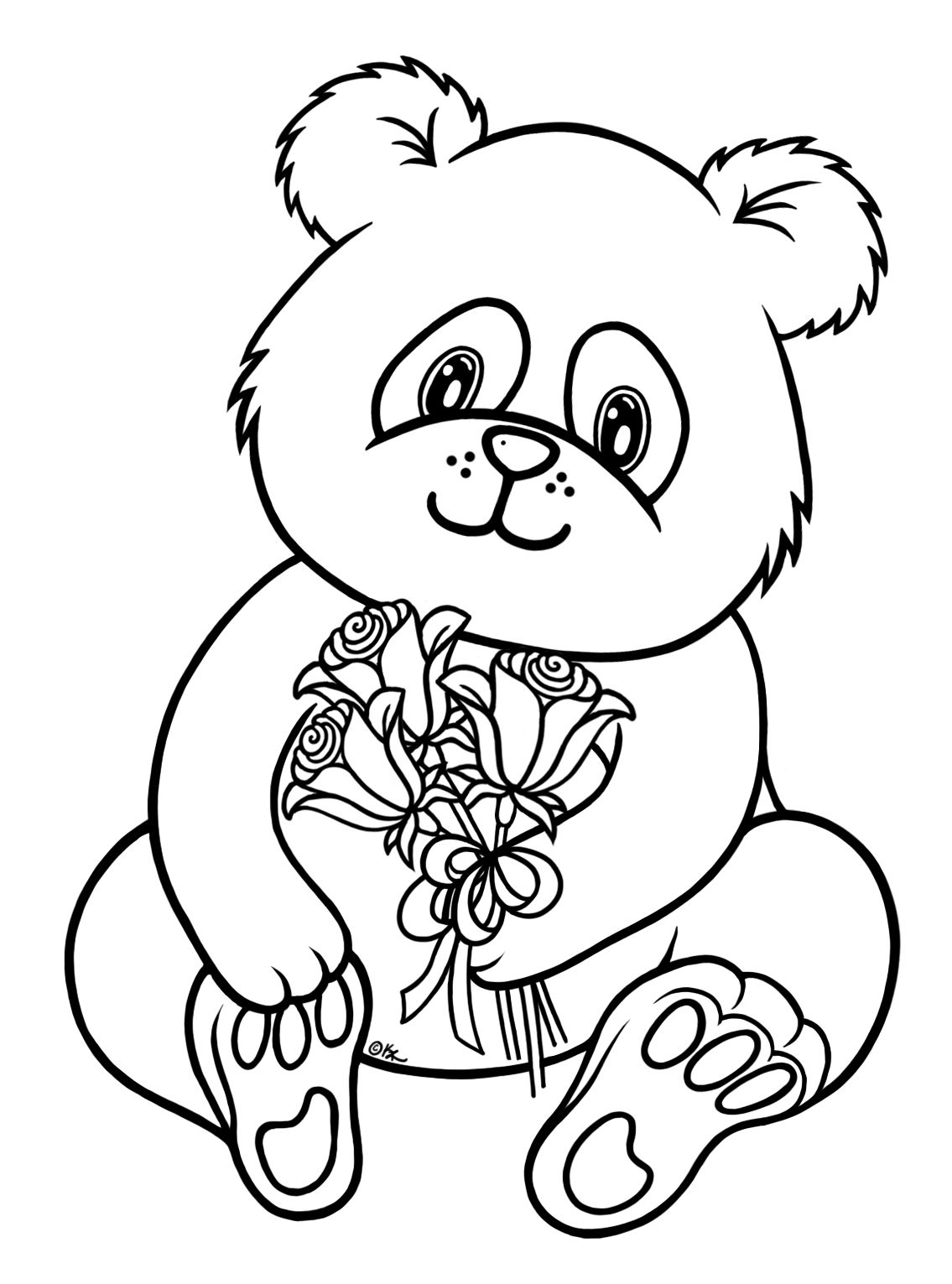 Coloring Panda Pages