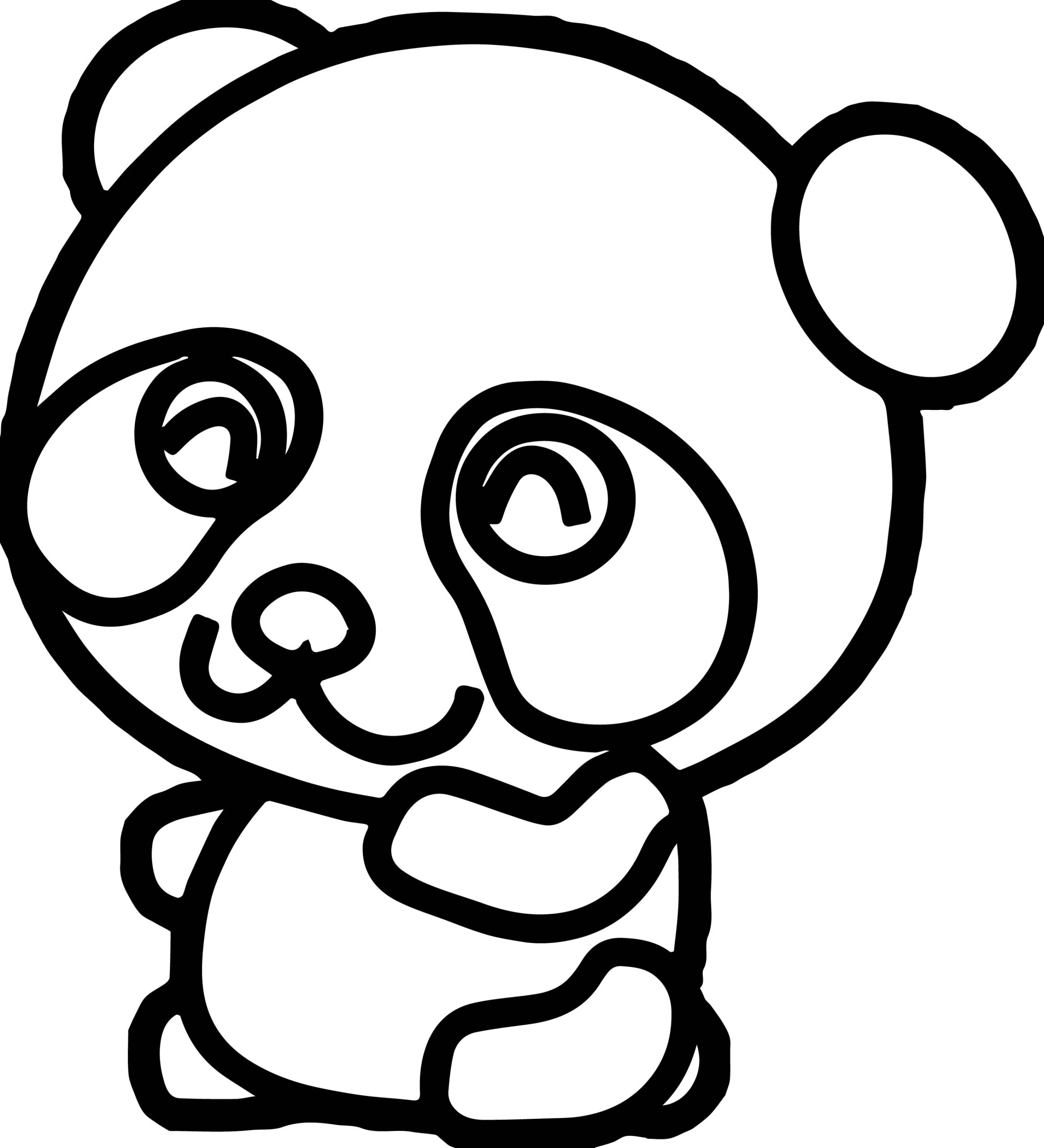 Panda Coloring Pages At GetColorings Free Printable Colorings 
