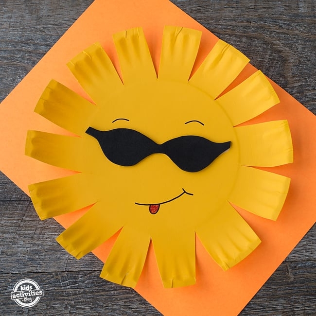 Paper Plate Sun Craft