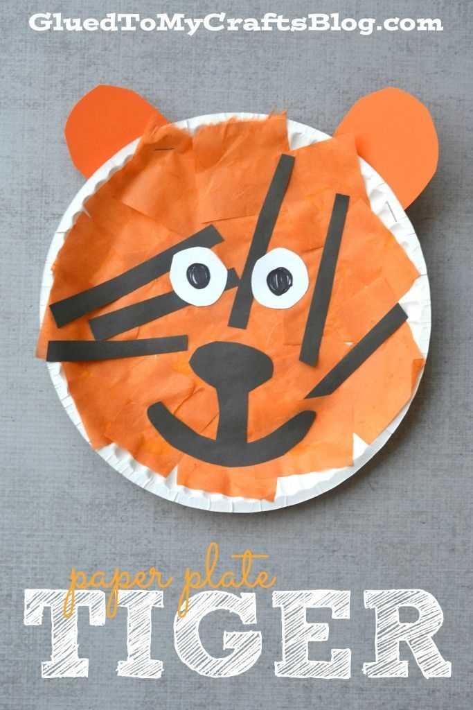 Paper Plate Tiger Craft Idea For Kids Zoo Animal Crafts Zoo Crafts 