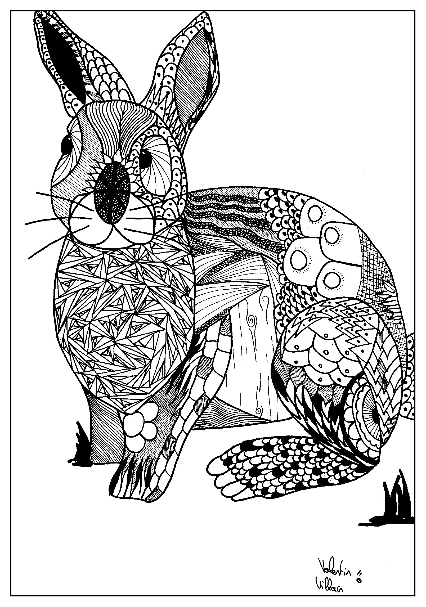 Easter Adult Coloring Pages