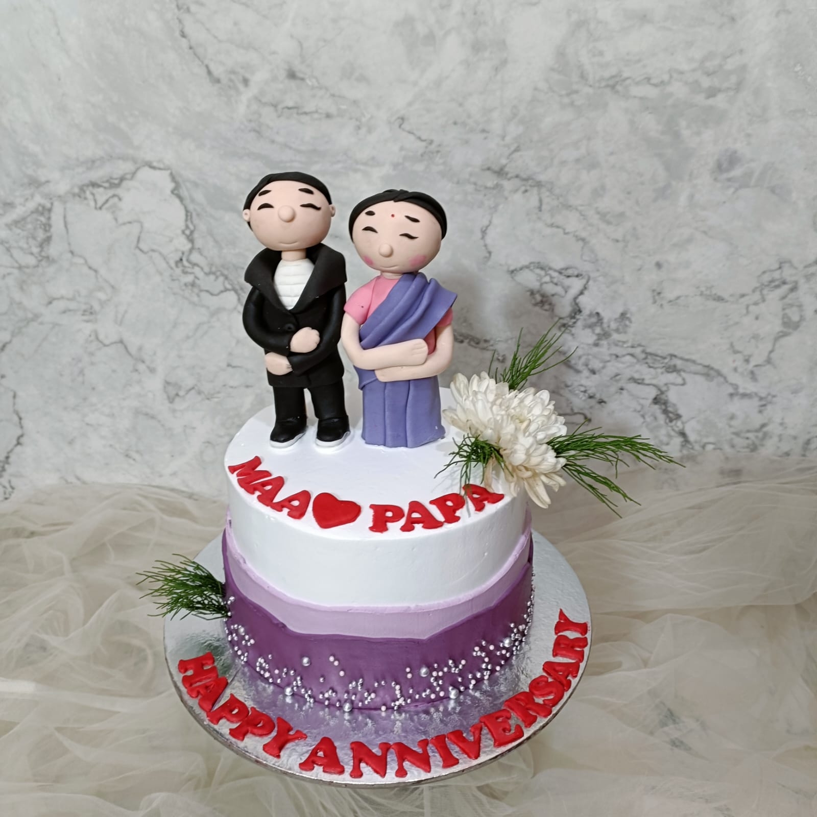 Parents Anniversary Cake Yummycake