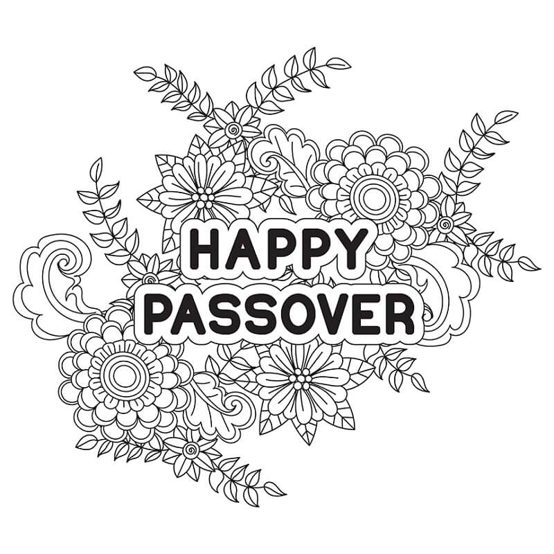 Passover Coloring Page
