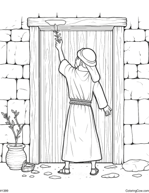 Passover Coloring Page