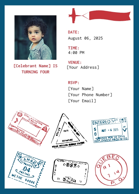 Passport Invitation Template Edit Online Download Example