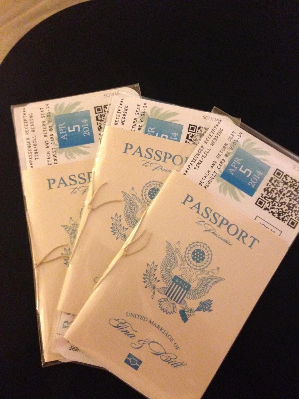 passport invitation free template