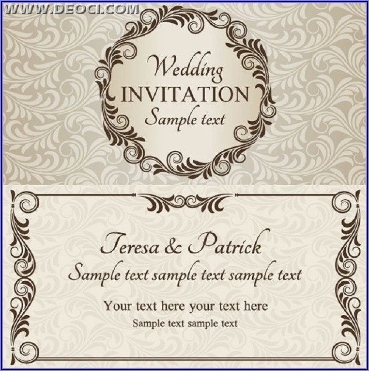 Passport Wedding Invitations Template Free Download Invitations