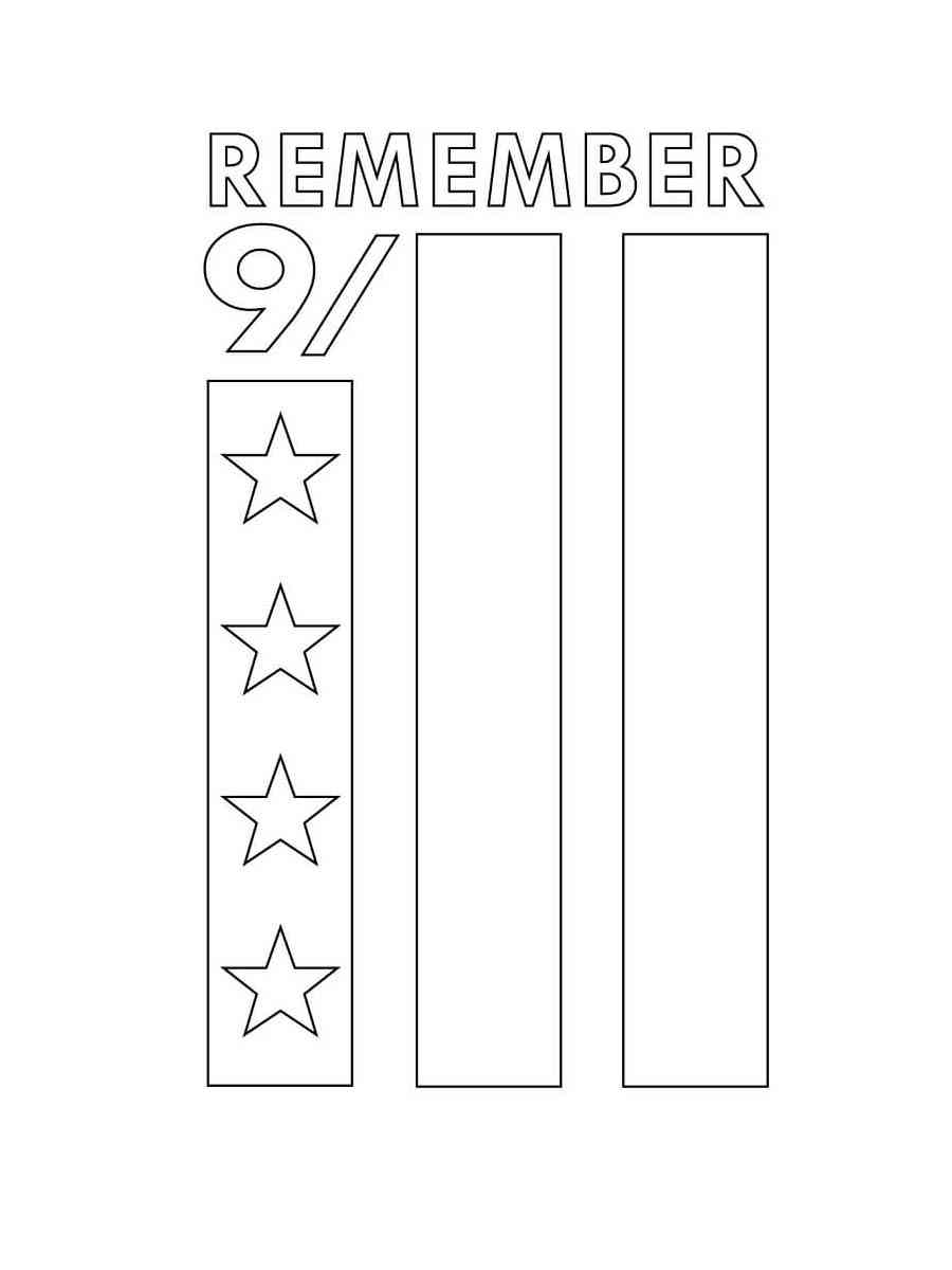 patriot day coloring pages free