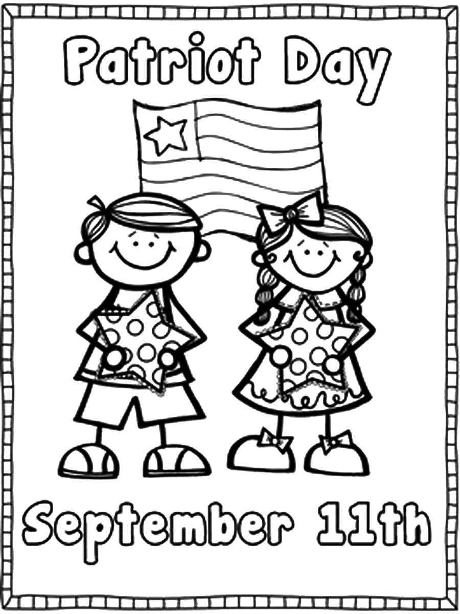 Patriot Day Coloring Page Free Printable