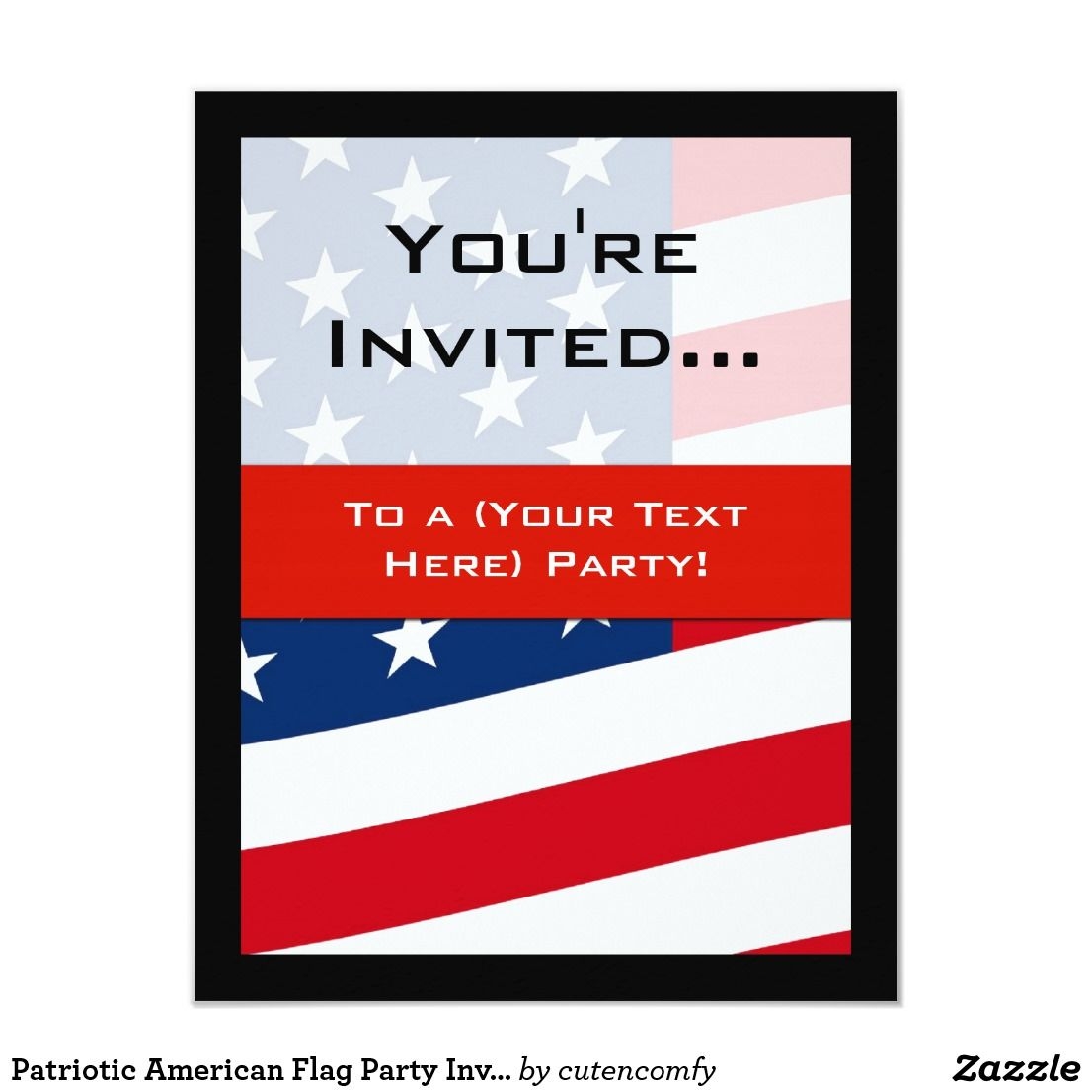 Patriotic Invitation Template