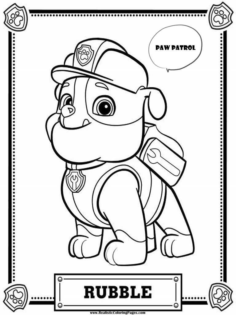 Paw Patrol Free Coloring Pages Coloring Home