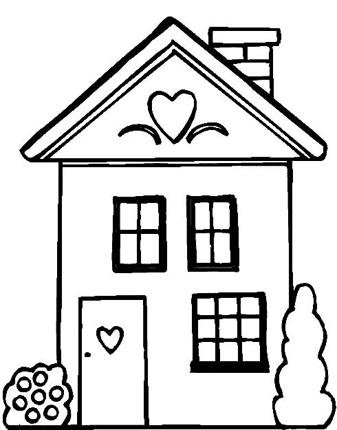 Houses Coloring Pages