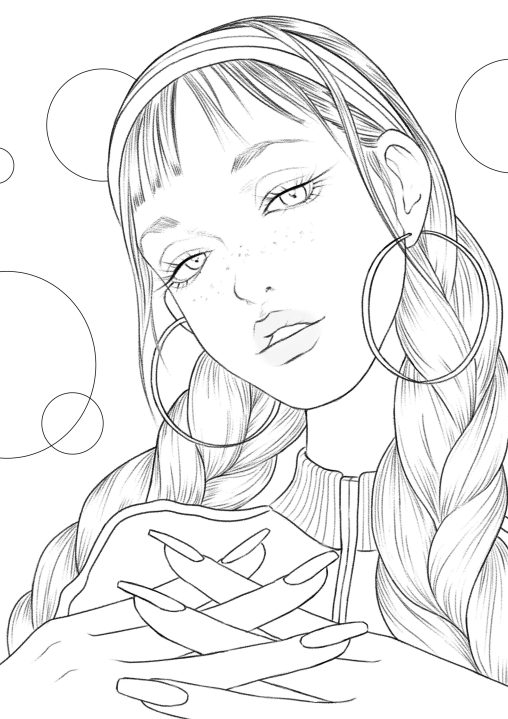 people coloring pages free