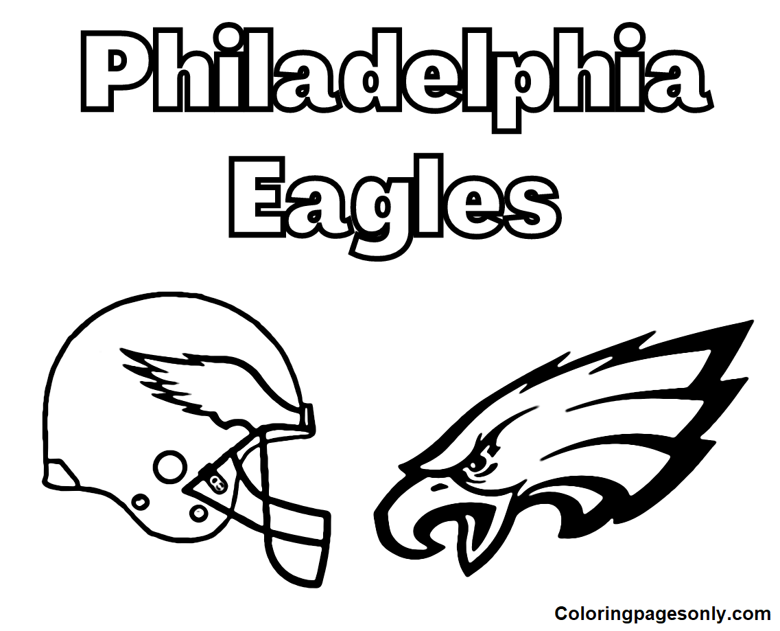 Philadelphia Eagles Coloring Pages Coloring Pages For Kids And Adults