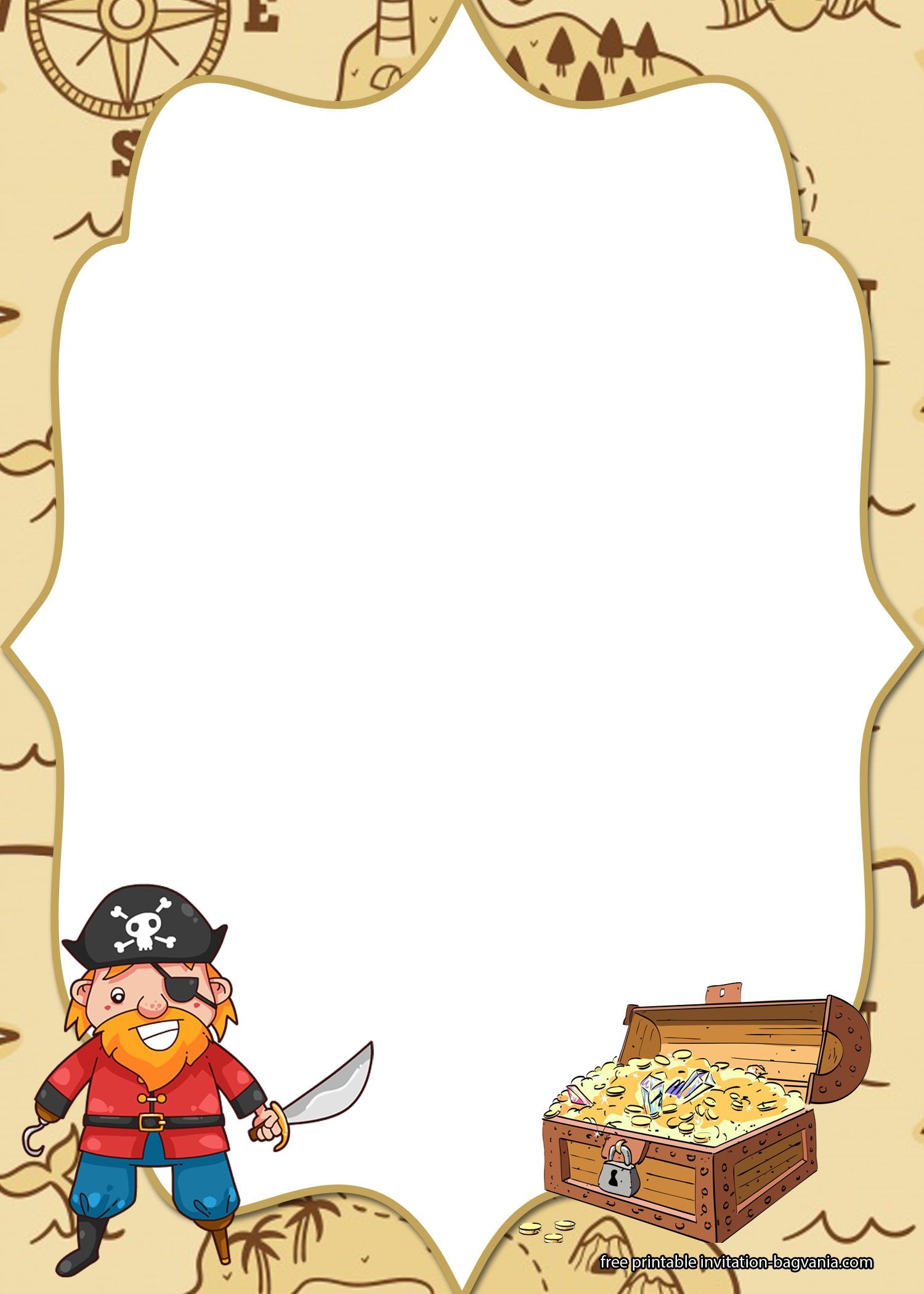 pirate invitation template free download
