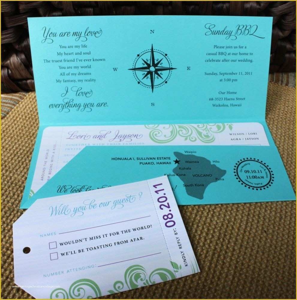 plane ticket invitation template free download