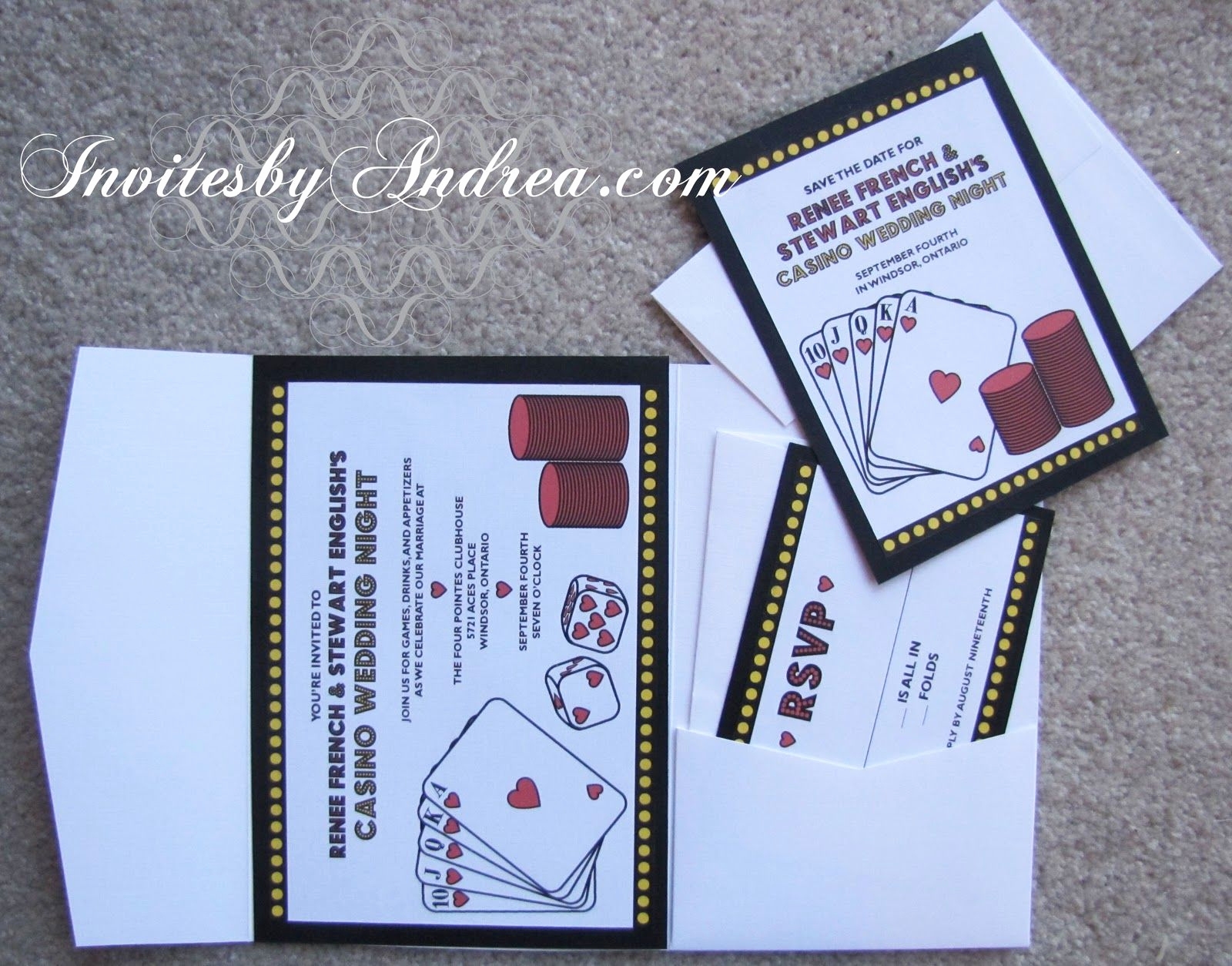 Playing Card Invitation Template Collegio Sanlorenzo Template