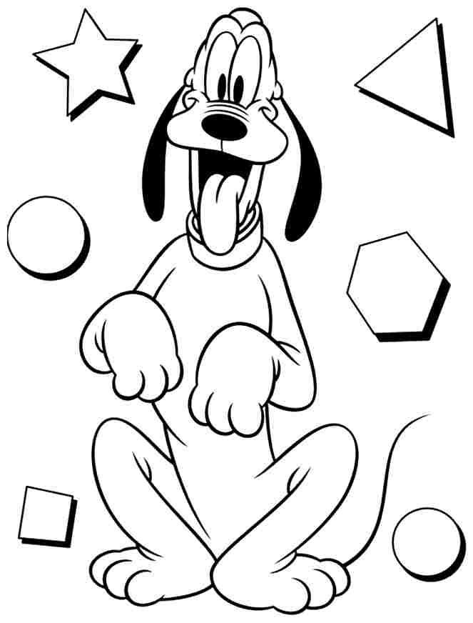 Pluto Coloring Pages To Print Coloring Home