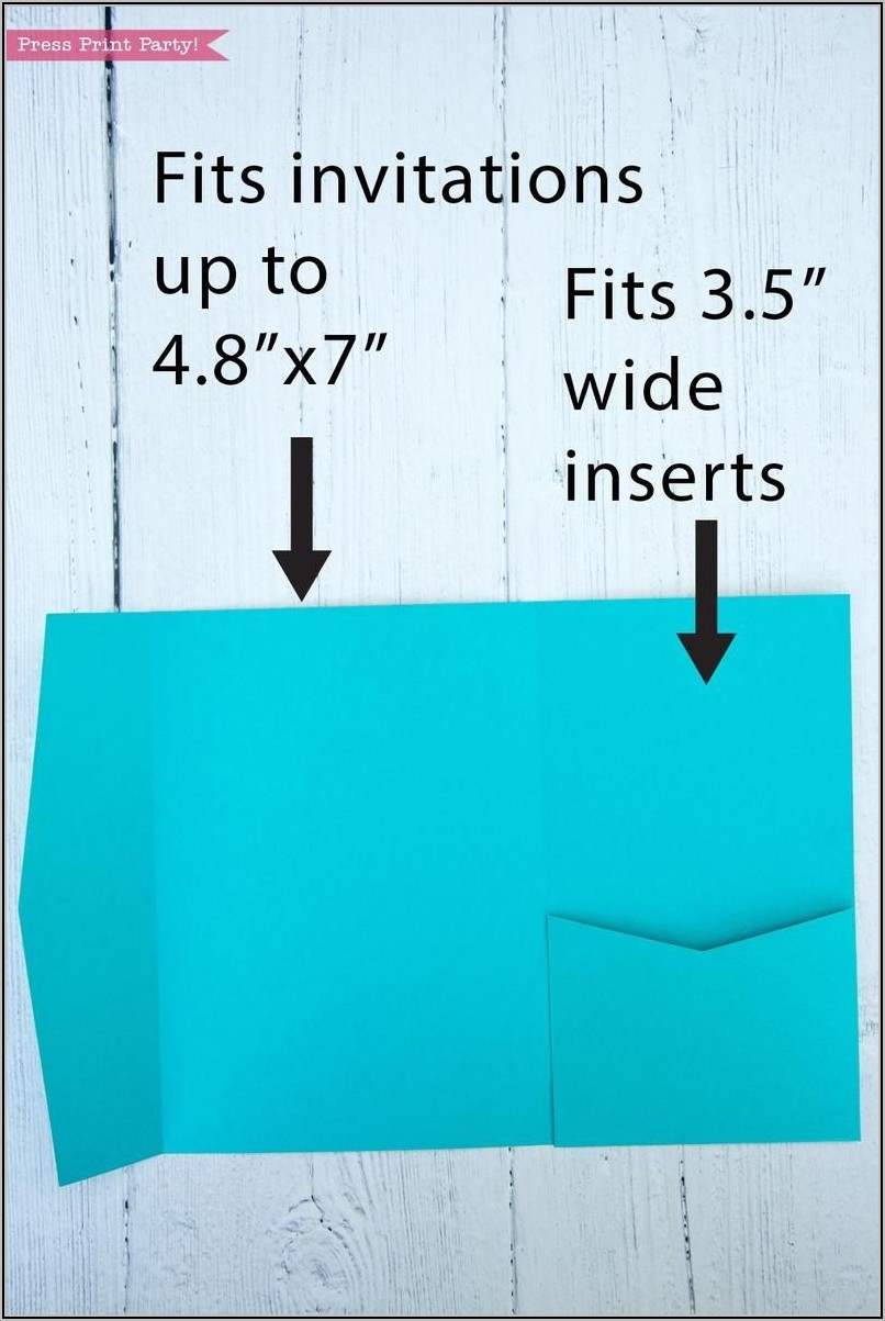 pocketfold invitation template download free