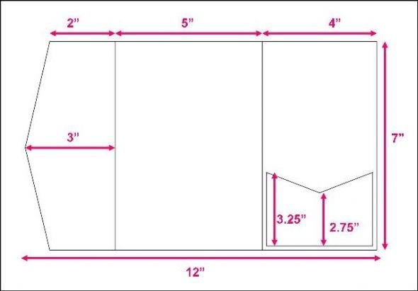 Pocketfold Invitation Templates