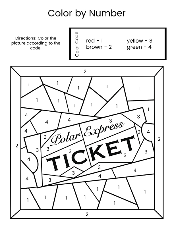 Polar Express Coloring Printable Infoupdate