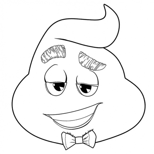 Poop Emoji Coloring Pages Free Printable Coloring Pages