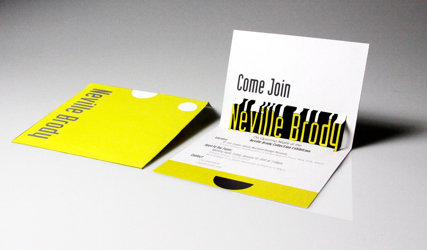 Pop Up Invitation On Behance