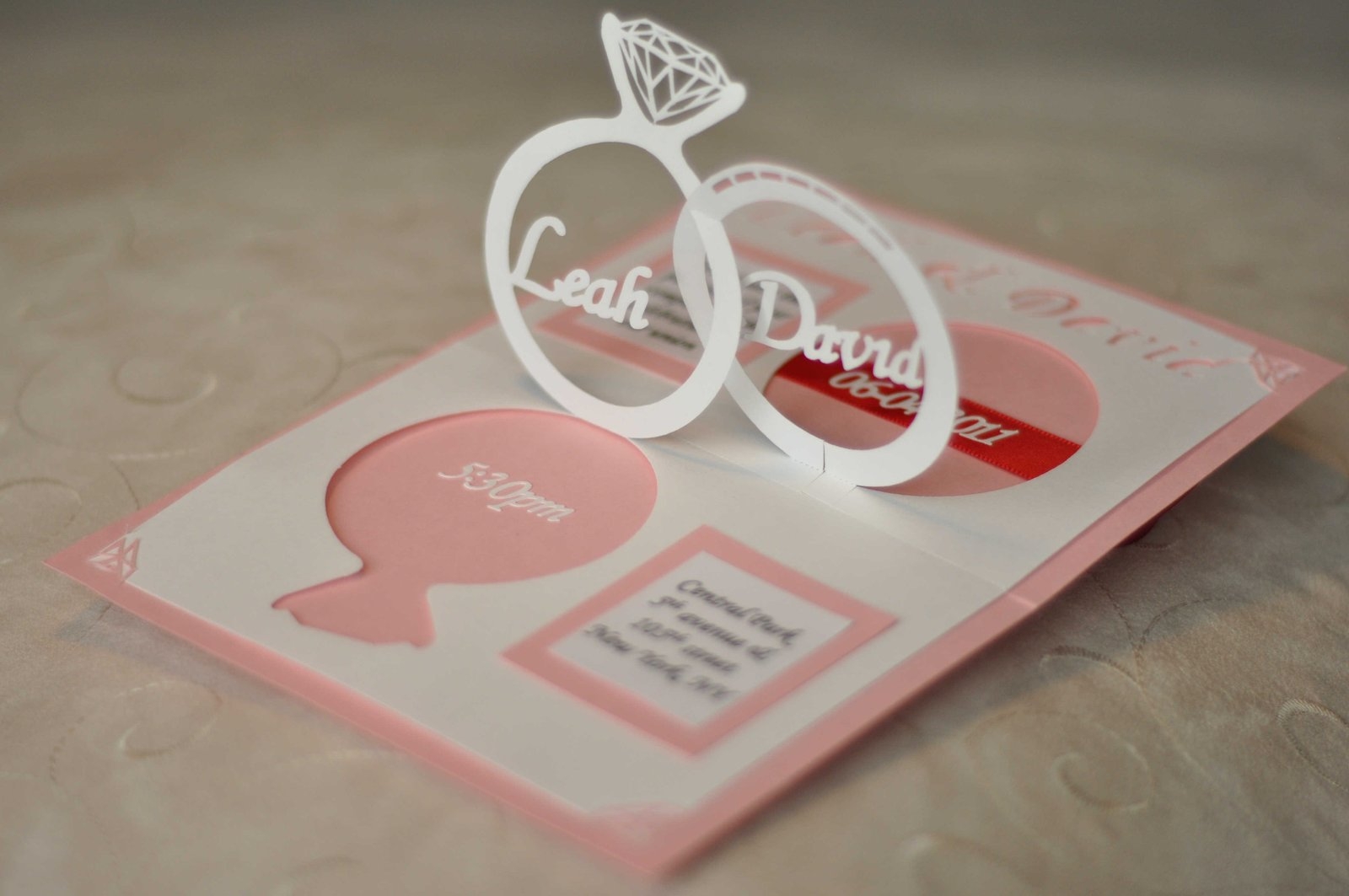 Pop Up Wedding Invitations Invitation Design Blog